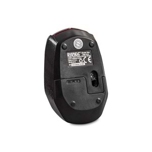 Everest Km-218 Usb Kırmızı 2.4Ghz Kumaş Yüzey Kablosuz Mouse