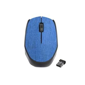 Everest Km-218 Usb Mavi 2.4Ghz Kumaş Yüzey Kablosuz Mouse