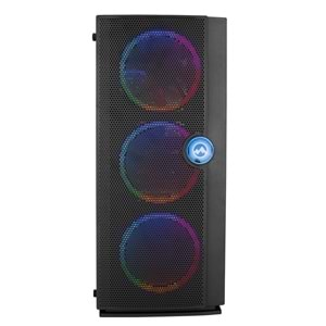 Everest KASTRA Real 500W Siyah 4 Adet Rainbow Fanlı Kasa