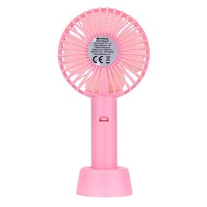 Everest EFN-502 Taşınabilir Şarjlı Pembe 800mAh Usb Fan