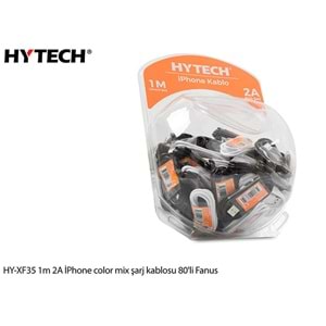 Hytech HY-XF35 1m 2A iPhone Lightning color mix