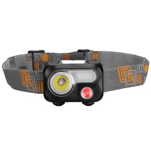 S-link SL-F354 3W Led+ 2 SMD+1 Kırmızı Led Pilli Işık Ayarlı ve Modlu Kafa Lambası