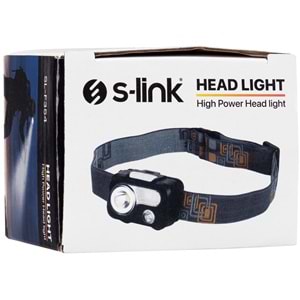 S-link SL-F354 3W Led+ 2 SMD+1 Kırmızı Led Pilli Işık Ayarlı ve Modlu Kafa Lambası