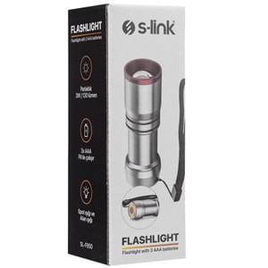 S-link SL-F850 2W COB+3W Led Pilli Işık Ayarlı Led El Feneri