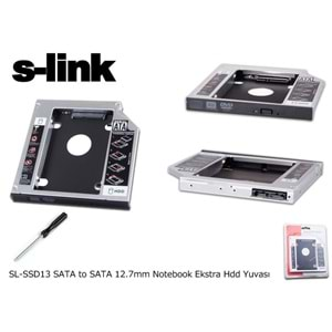 S-link SL-SSD13 SATA to SATA 12.7mm Notebook Ekstra Hdd Yuvası