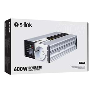 S-link SL-600W 600W DC12V-AC230V İnverter