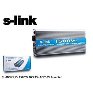 S-link SL-1500W 1500W DC12V-AC230V İnverter