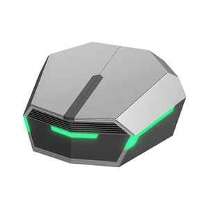 Rampage RM-TWS02G TRON T17 Gri/Siyah Mobile+PC Uyumlu Bluetooth TWS Gaming Oyuncu Mikrofonlu Kulaklık