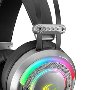 Rampage G7 X-RUNNER Gri RGB Led 7.1 Gaming Mikrofonlu Oyuncu Kulaklığı