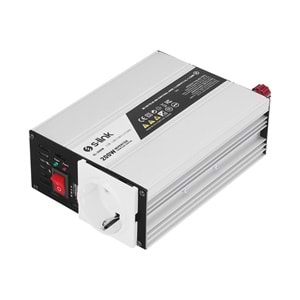 S-link SL-200W-12L 200W DC12V-AC230 Çakmaktan Power Inverter