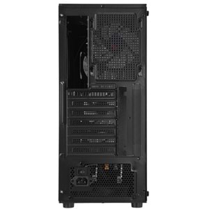 Rampage HELIOS Mesh 550W 80+ Bronze Siyah Temperli Cam 4x12cm Rainbow ATX Mid-T Gaming Oyuncu Kasası