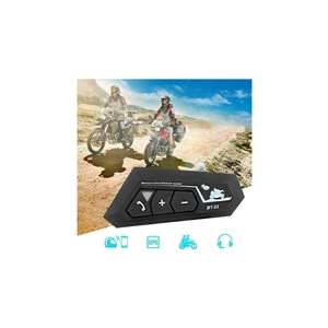 Torima BT22 Bluetooth Motosiklet Kulaklığı Intercom Siyah Motorsiklet Kulaklık