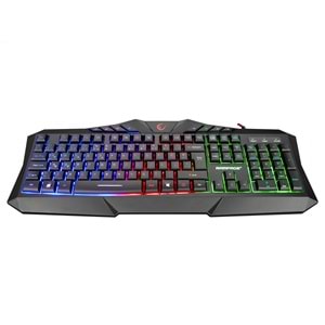 Rampage KM-404 ARGENTI Rainbow Aydınlatmalı USB Gaming Combo Q Klavye + Kulaklık + Mouse + Mousepad