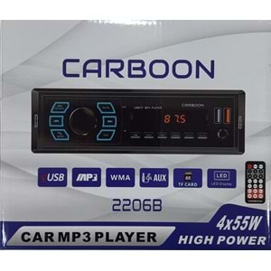 Tastech Carbon CR-2206 Blootood Usb+Sd Teyp