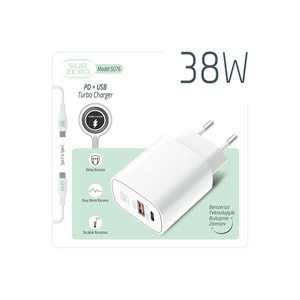 Subzero SG76 38W Usb/Pd Girişili Type-C Turbo Şarj Aleti