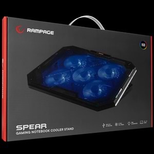 Addison Rampage AD-RC15 SPEAR Siyah 5 Fan 2 USB RGB Işıklı 15