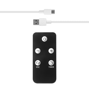 Everest EFN-601 Beyaz 2000mAh 4 Kademeli 4000RPM Hız Metal Ayak Masaüstü Usb Fan