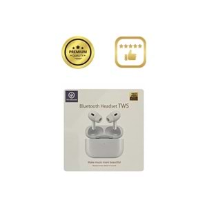 Yk desıgn YK7 Pro Yeni Nesil Beyaz Bluetooth Kulaklık