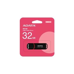 Adata UV150/32GB Flash Bellek 32Gb Usb3.2 Gen1 Siyah