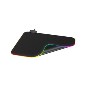Rampage BLITZ RGB M (MP-23) Siyah 252*328*3mm RGB Ledli Gaming Mouse Pad