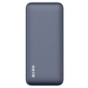 S-link IP-DS40 4 Adet 10000mAH Powerbank li Dahili Kablolu 15W Kablosuz Şarj Siyah Taşınabilir Şarj İstasyonu