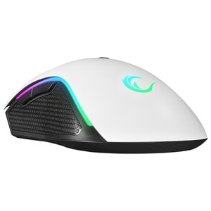 Rampage SMX-R44 V2 Makrolu Beyaz 12800 DPI RGB Ledli 80 Million Huano Switch Gaming Oyuncu Mouse