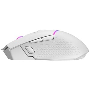 Rampage DROP M3 V2 24000 DPI 3311 Sensor Beyaz RGB Şarjlı Kablosuz 80 Milyon Huano Switch Gaming Oyuncu Mouse