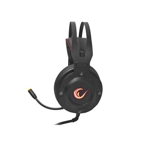 Rampage X-ROGER G16 Siyah 7.1 Surround Sound System Metal Kasa Profesyonel Mikrofonlu Oyuncu Kulaklığı