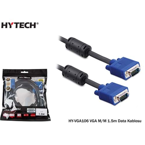Hytech Hy-Vga106 Vga M/M 1.5M Data Kablosu