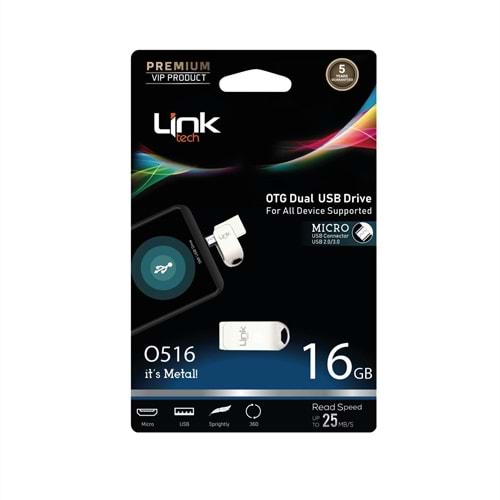 Link Tech Pro 16 Micro Otg Gb Flash Bellek