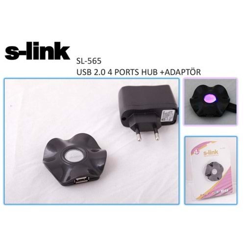 S-Link Sl-565 4 Port Usb Çoklayıcı
