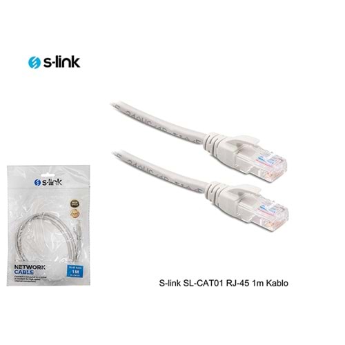 S-Link Sl-Cat01 Rj-45 1M Kablo