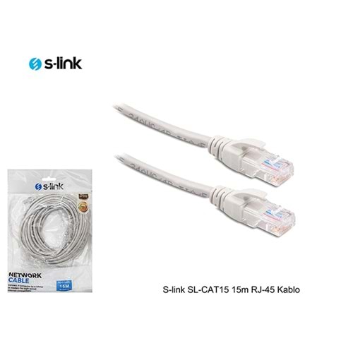 S-Link Sl-Cat15 Rj-45 15M Kablo