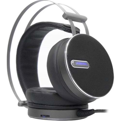 Xıberıax K16H Siyah Usb+2*3.5Mm Ledli Oyuncu Mikrofonlu Kulaklık