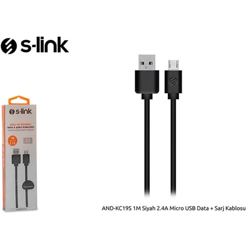 S-Link AND-KC19 Samsung Kablo Siyah