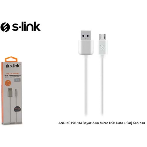 S-Link AND-KC19 Samsung Kablo Beyaz