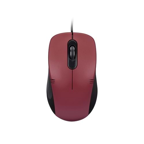 Everest SM-258 Usb Kırmızı 1200dpi Optik Kablolu Mouse