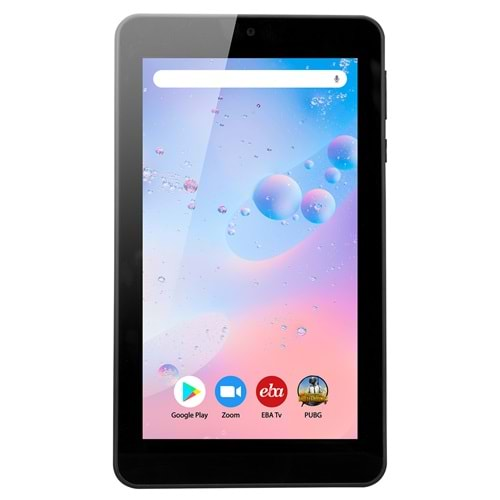 Everest EVERPAD DC-8015 EBA Siyah Wifi+BT4.0 Çift Kamera 1024*600 TN 2GB 1.0Ghz 2G+16GB 7''Android 10.0 GO GMS