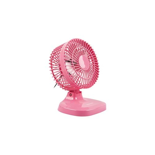 Everest EFN-503 7'' Masa Üstü Pembe Usb Fan