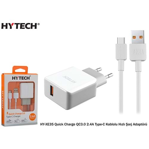 Hytech HY-XE35 Quick Charge QC3.0 2.4A Type-C Hızlı