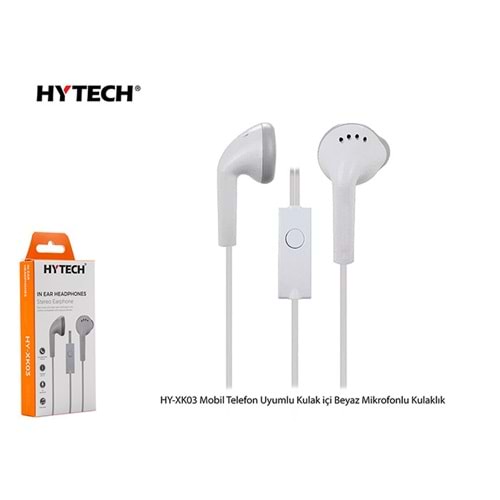 Hytech HY-XK03 Mobil Telefon Kulak içi Beyaz