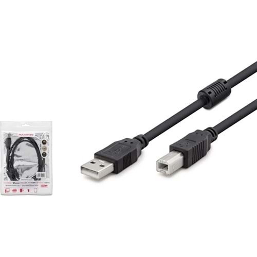 HADRON HDX7501 KABLO PRINTER TO USB 1.5MT USB 2.0 TRANSPARENT