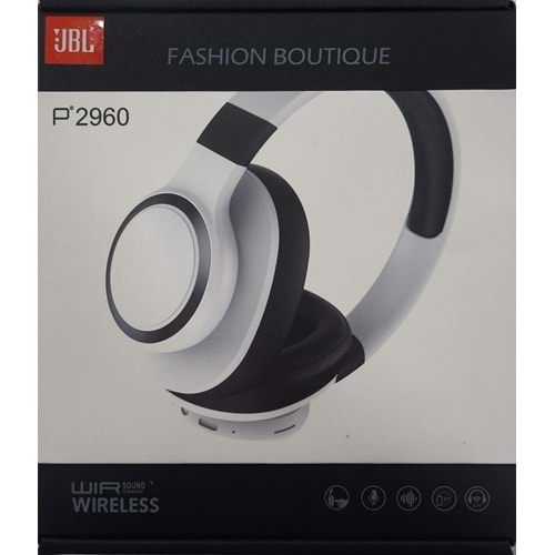 JBL P2960 Wıreless Headset Bluotood Kulaklık