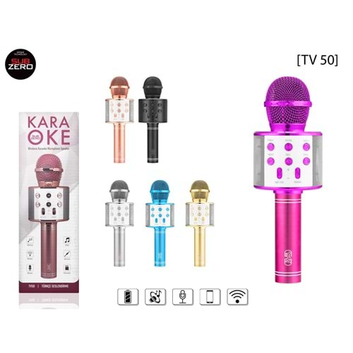 Subzero TV50 Türkçe Seslendirme Karaoke Mikrofon