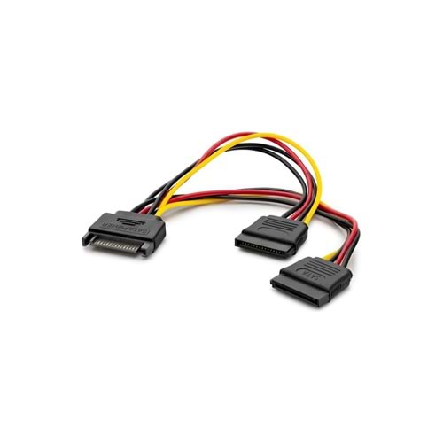 HADRON HDX5519 SATA POWER KABLO DÖKME SİYAH 15CM