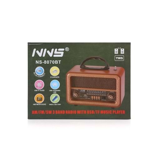 Tastech Carbon NS-8070 Bloutood Radyo
