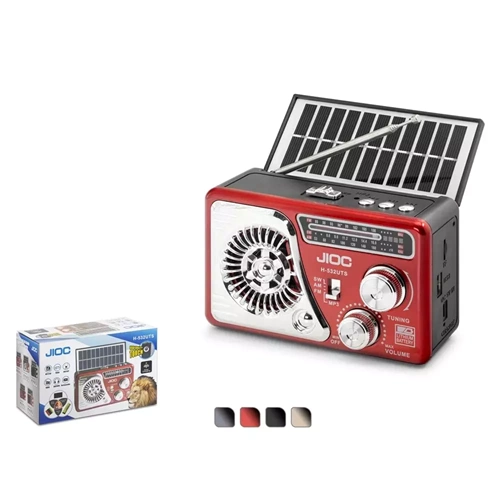 Joıc H-532UTS Bluetooth Nostaljik Fm Radyo Solar