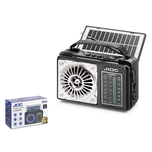 Joıc H-664BTS Bluetooth Nostaljik Fm Radyo Solar