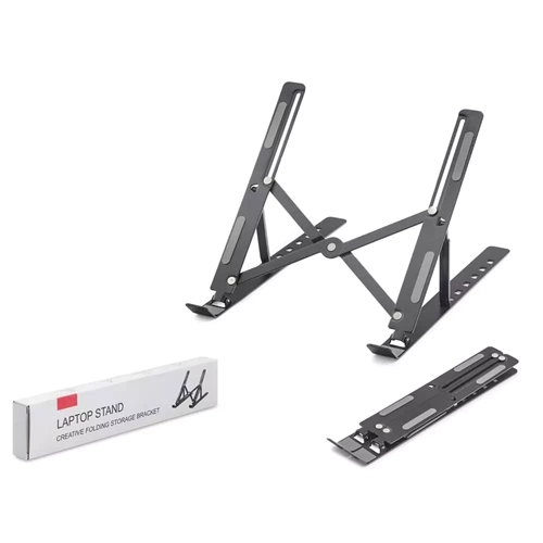 NODAR ND8031 Katlanır Ayarlanabilir Masaüstü Tablet ve Laptop Standı Metal - Siyah