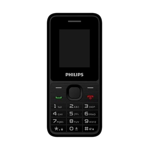 Philips Xenium E2125 Çift Sim Kart Tuşlu Cep Telefonu Siyah